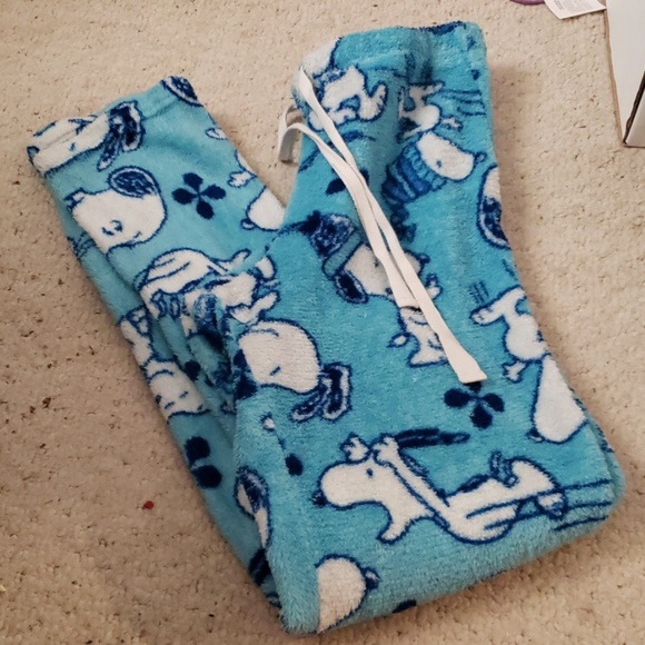 Other - Snoopy fuzzy pj pants